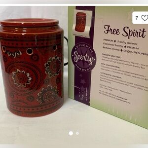 Scentsy “Free Spirit” Ceramic Wax Warmer